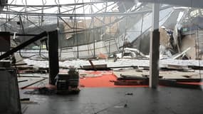 Le toit du Parc Expo de Caen s'est effondré ce mardi