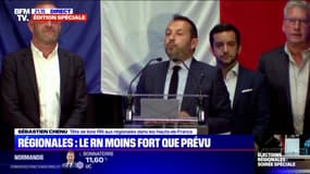 Régionales dans les Hauts-de-France: Sébastien Chenu (RN) appelle à une mobilisation de l'ensemble de ses électeurs "pour combattre le système Bertrand-Macron"