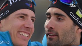 JO 2022 : "La pression lui glisse dessus", Fourcade salue la prestation "incroyable" de Fillon-Maillet