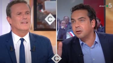Nicolas Dupont-Aignan face à Patrick Cohen