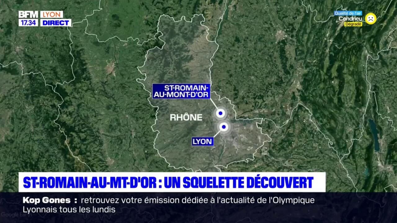 SaintRomainauMontd'Or un nouveau squelette découvert