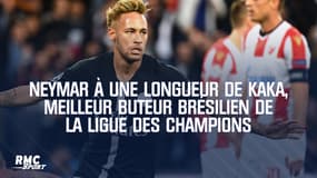 Neymar à une longueur de Kaka, meilleur buteur brésilien de l'histoire de la Ligue des champions