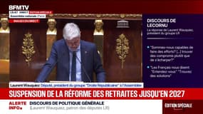 "C'est à l'État de faire des efforts", lance Laurent Wauquiez à Sébastien Lecornu