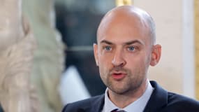 Le ministre des Affaires étrangères Jean-Noël Barrot le 20 novembre 2024 à Varsovie en Pologne 