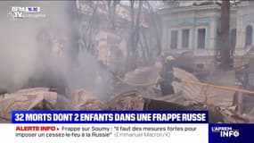 Une frappe de missile russe a fait plusieurs dizaines de morts dans la ville de Soumy en Ukraine