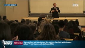 François Hollande devant des lycéens à Dreux