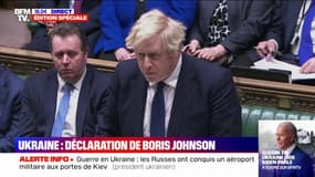 Boris Johnson appelle à "mettre un terme à la dépendance au gaz" russe