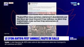 Le Lyon Antifa Fest est annulé, faute de salle