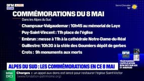 8-Mai: plusieurs commémorations organisées ce lundi dans les Alpes du Sud