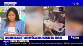 Rugby: le XV de France est arrivé à Marseille en train pour affronter l'Irlande