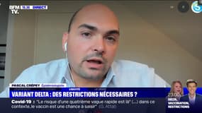 Pascal Crépey, épidémiologiste, sur le variant Delta: "À partir de la rentrée, la situation pourrait devenir plus problématique"