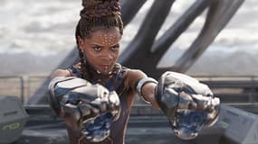 Letitia Wright, dans le premier volet de "Black Panther", en 2018. 