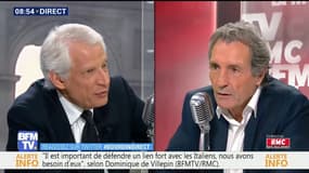 "J'ai émis de grande réserves [Sur les bombardements de la Syrie] parce que l'outil militaire sans stratégie politique, c'est plus une marque d'impuissance qu'autre chose..." 