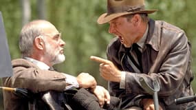 Sean Connery et Harrison Ford dans "Indiana Jones et la dernière croisade"