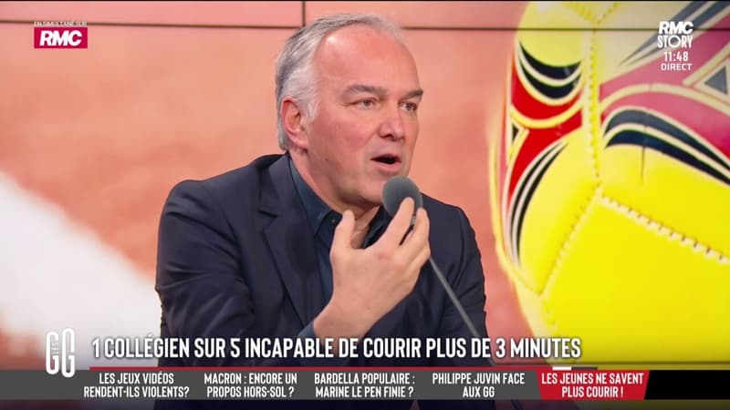 Un collégien sur cinq incapable de courir plus de 3 minutes: "Il y a une responsabilité des parents"