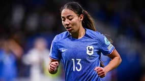 Selma Bacha lors de France-Allemagne, le 23 février 2024 en Ligue des nations
