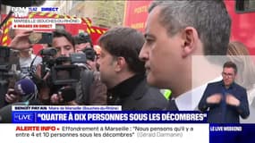 Effondrement d'immeuble à Marseille : "Quatre à dix personnes sous les décombres" - 09/04