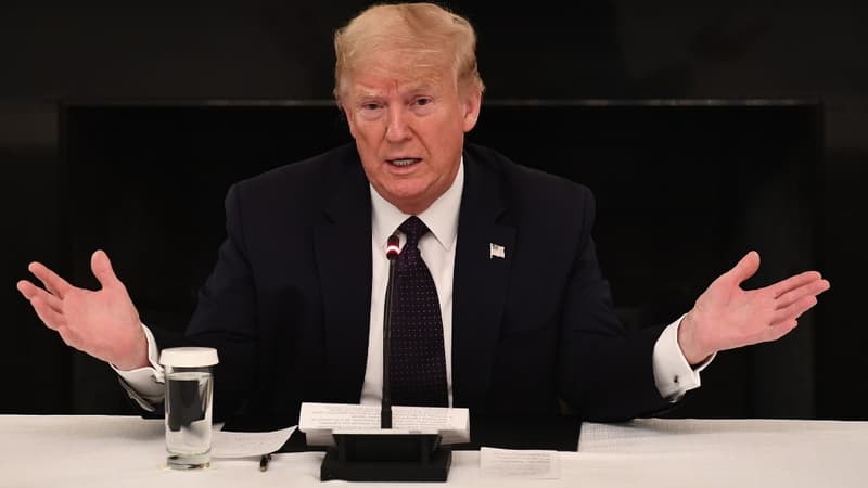 Donald Trump à la Maison Blanche ce lundi 18 mai 2020