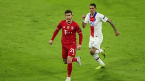 Lucas Hernandez et Angel Di Maria lors de Bayern-PSG