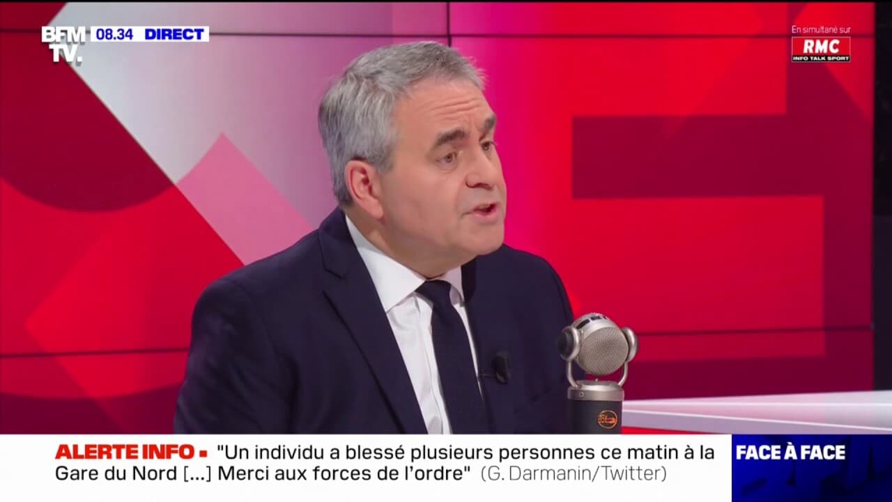 Xavier Bertrand sur les retraites "La réforme présentée hier est