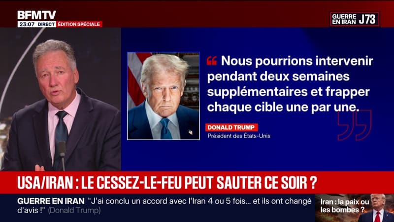 Iran: "Nous pourrions intervenir pendant deux semaines supplémentaires et frapper chaque cible une par une", déclare Donald Trump