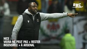  Nice : Vieira ne peut pas « rester insensible » à Arsenal 