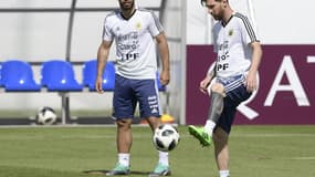 Agüero et Messi