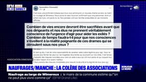 Naufrage mortel d'exilés à Wimereux: la colère des associations