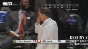 Un panier inscrit depuis son camp au buzzer