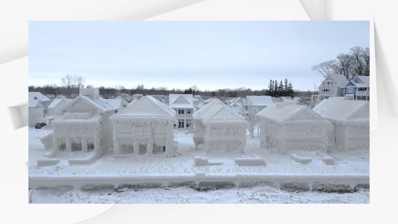 Blizzard au Canada: les images d'une ville figée dans la glace après le passage de la tempête