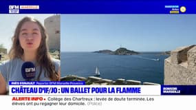 Arrivée de la flamme olympique: un ballet au château d'If de Marseille