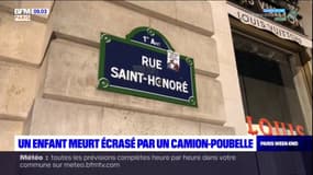 Paris: un enfant est mort jeudi renversé par un camion-poubelle
