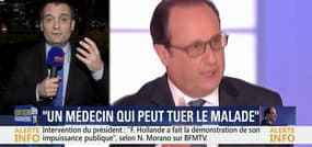 Intervention de François Hollande: "C'était surtout de la justification et de l'autosatisfaction indécente", selon Florian Philippot