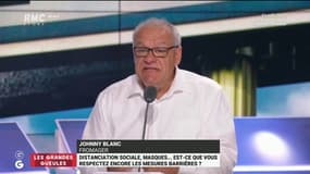 Johnny Blanc : "Il faut qu'on arrête avec cette psychose autour du coronavirus ! On ne pourra pas faire redémarrer l'économie si on fait peur aux gens !"