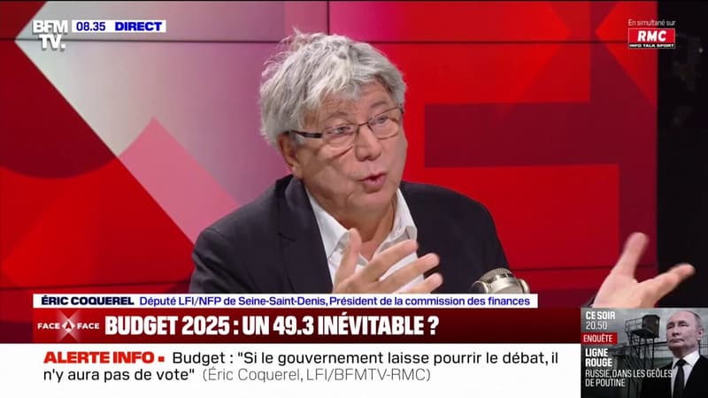 Budget 2025: Éric Coquerel (LFI) annonce que le NFP va 