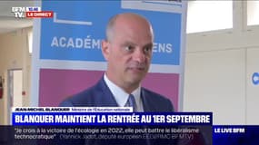 Jean-Michel Blanquer: "Ce que nous avons fait pour le déconfinement est utile pour la préparation de la rentrée"