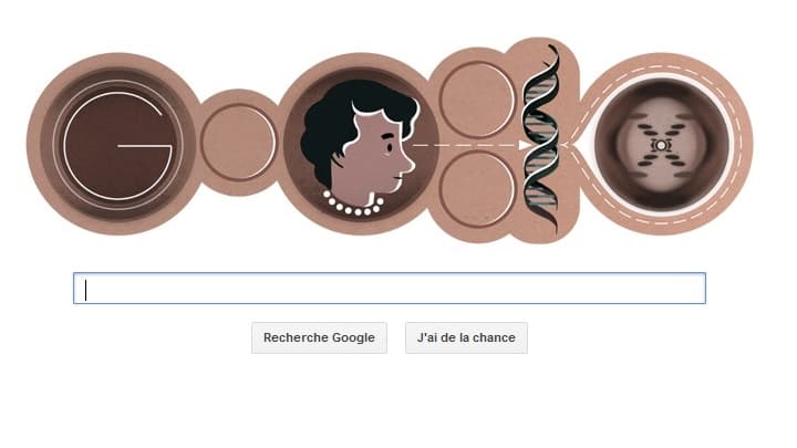 Le Doodle du 25 juillet rend hommage à la scientifique britannique Rosalind Franklin.