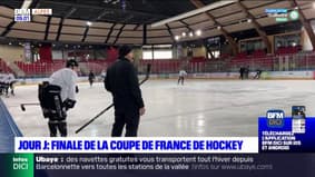 Finale de la coupe de France de hockey entre Gap et Grenoble à Paris, les supporteurs gapençais sont prêts