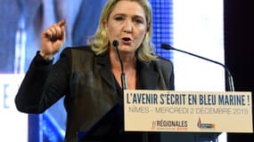 Marine Le Pen à Nîmes mercredi 2 décembre 