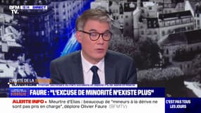 Mort d'Élias: "L'excuse de minorité n'existe plus", estime Olivier Faure 