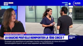 Pour Anaïs Belouassa Cherifi, candidate Nouveau Front populaire dans la 1ère circonscription du Rhône, la gauche a "un programme politique de rupture"