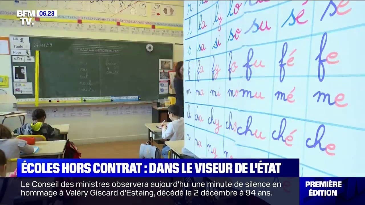 Éducation les écoles hors contrat dans le viseur de l'État