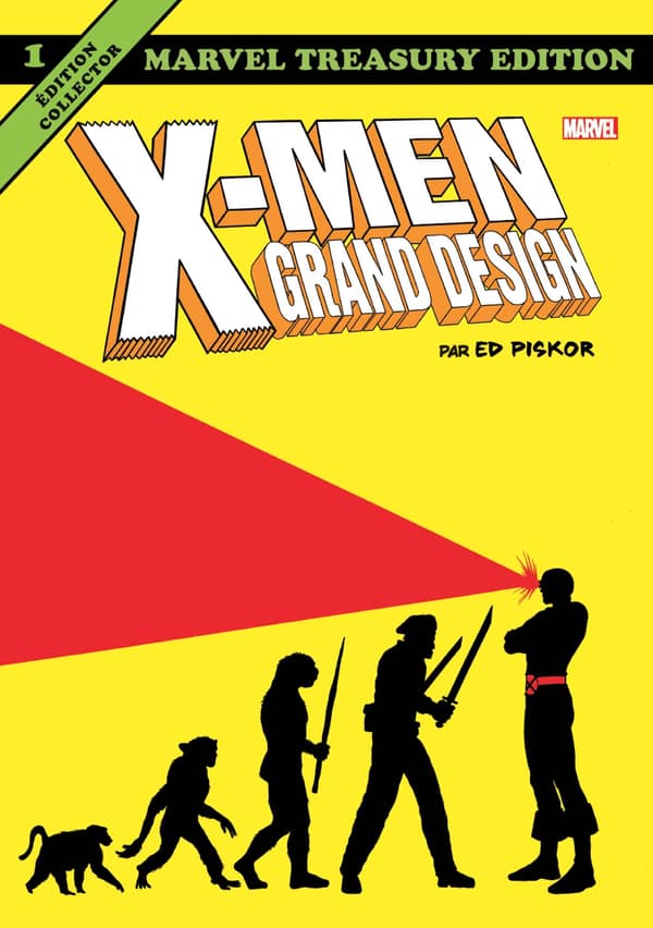 La couverture du premier tome de "X-Men Grand Design" de Ed Piskor