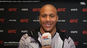 Ciryl Gane au micro de RMC Sport 2