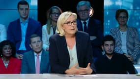 Marine Le Pen sur le plateau de BFMTV le 3 février 2019