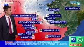 Météo Alpes du Sud: un beau soleil matinal mais un après-midi nuageux, 32°C à Gap et 34°C à Forcalquier