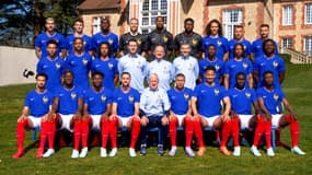 La photo officielle de l'équipe de France en mars 2025.