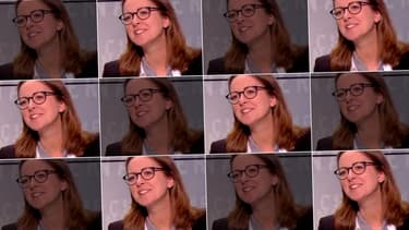 Charline Vanhoenacker sur le plateau de "On n'est pas couché" le 1er mars 2014