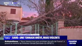 Arbres déracinés, toitures arrachées... L'heure est à la constatation des dégâts pour les habitants de Poulx dans le Gard