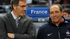 Laurent Blanc et Jean-Louis Gasset